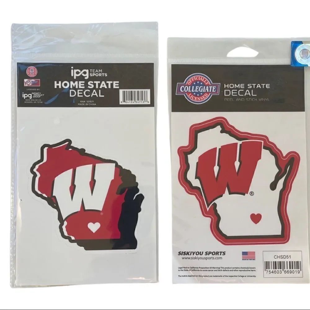Wisconsin Badger 3 Pc Biggest Fan Kit • NWT - Picture 7 of 7